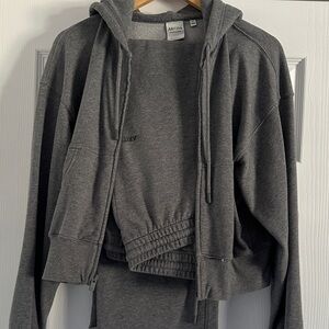 Aritzia Gray Pantsuit